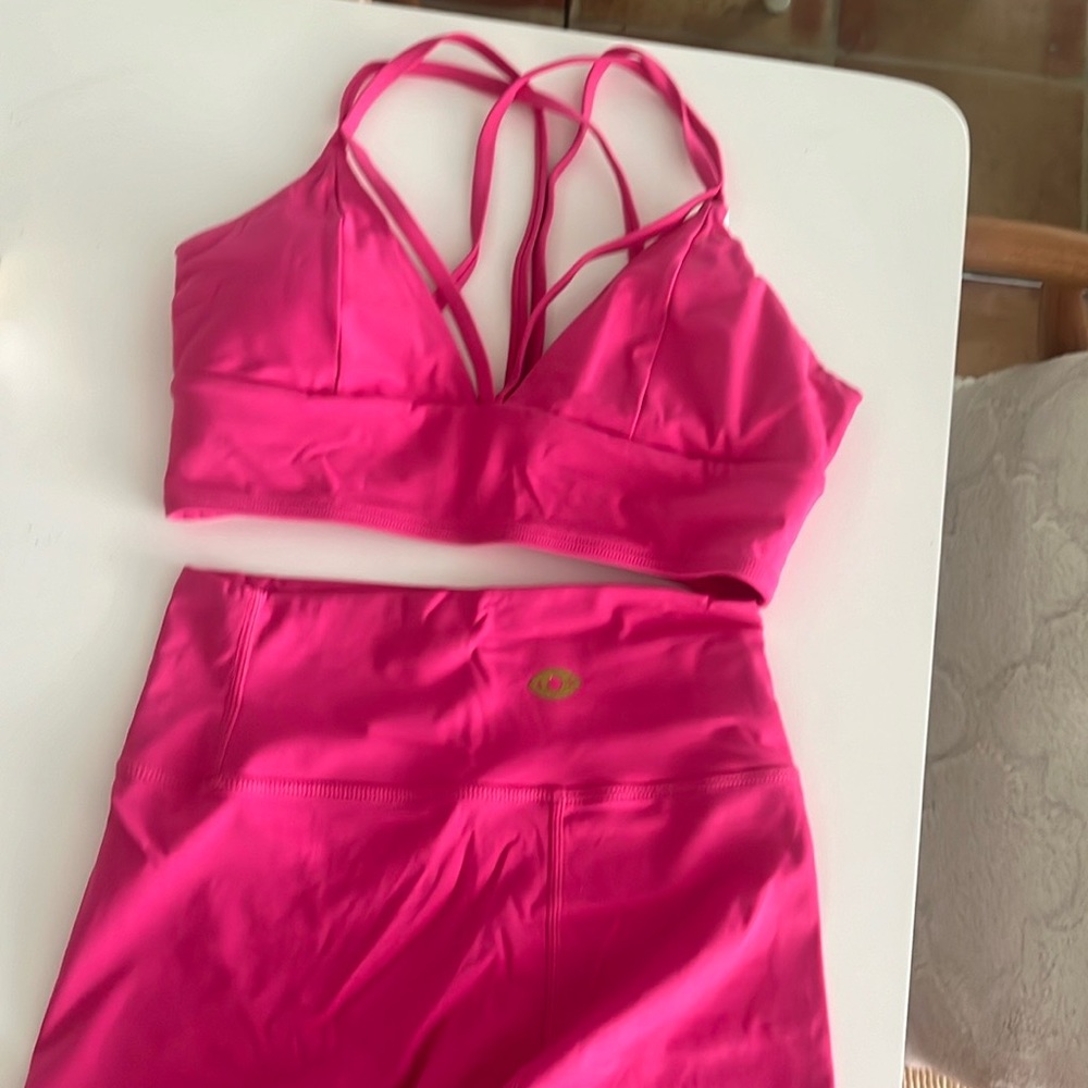 Lerin set size 6 pink used once